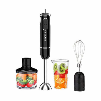 🔥 Mixeur Plongeant 4 en 1 Sokany – La Solution Tout-en-Un pour une Cuisine Saine et Rapide !
